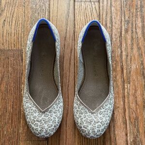 Rothy's Women's Patterned Flats - Cream and Blue